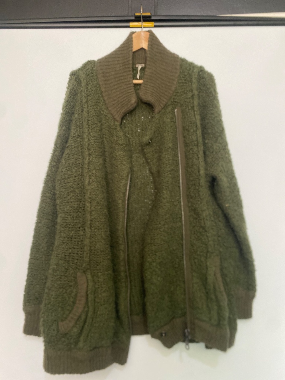 Free People L Cuddle Up Knit Cardigan Sweater Jacket - Picture 5 of 12